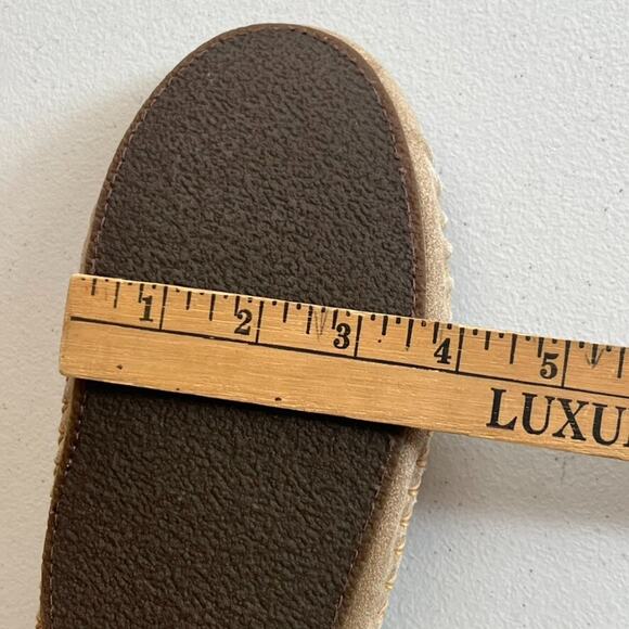 LL Bean Moccasin Slipper Women's Size 9 Hearthside Suede Sherpa Lined - Picture 11 of 12